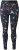 Ulla Popken Quick Drying Celestial Print Sport Leggings Black - Τζιν & Παντελόνια για Γυναίκες σε Μεγάλες Μεγέθη – Plus Size - 