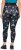 Ulla Popken Quick Drying Celestial Print Sport Leggings Black - Τζιν & Παντελόνια για Γυναίκες σε Μεγάλες Μεγέθη – Plus Size - 