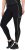 Ulla Popken Neon Seam Quick Drying Performance Leggings Black - Τζιν & Παντελόνια για Γυναίκες σε Μεγάλες Μεγέθη – Plus Size - 