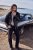 JP1880 Leather Pants Regular Fit Buffalo Nubuck Black - Τζιν και παντελόνια - Aνδρικα τζιν παντελόνια μεγάλα μεγέθη