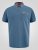 D555 Harvey Pique with Jacquard Collar & Cuffs Polo Teal - Πόλο μπλουζάκια - Aνδρικά μπλουζακια πολο μεγάλα μεγέθη