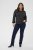 Kaffe Curve Lini Knit Πουλόβερ Μαύρο Oyster - φούτερ/Φούτερ με κουκούλα - 