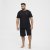North Latitude Pyjama Shorts Black - Πιτζάμες - Πιτζάμεσ ανδρικεσ υπερμεγεθη