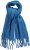 Ulla Popken Trendy Boucle Yarn Fringe Knit Scarf Teal Blue - Αξεσουάρ - 