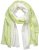 Ulla Popken Ombre Linen Blend Scarf Lime Green - Αξεσουάρ - 