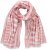 Ulla Popken Striped Statement Scarf Neon Red - Αξεσουάρ - 