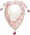 Ulla Popken Tassel Embroidery Scarf Snow White - Αξεσουάρ - 