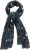 Ulla Popken Love Lightweight Scarf Navy - Αξεσουάρ - 
