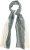 Ulla Popken Two Tone Scarf Grey - Αξεσουάρ - 