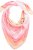 Ulla Popken Square Tie Dye Scarf Light Pink - Αξεσουάρ - 