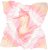 Ulla Popken Square Tie Dye Scarf Light Pink - Αξεσουάρ - 