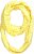Ulla Popken Striped Infinity Scarf Lemon Yellow - Αξεσουάρ - 