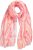 Ulla Popken Tie Dye Striped Scarf Magenta Pink - Αξεσουάρ - 