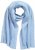 Ulla Popken Ribbed Knit Scarf Blue - Αξεσουάρ - 