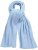 Ulla Popken Ribbed Knit Scarf Blue - Αξεσουάρ - 
