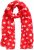 Ulla Popken Polka Dot Scarf Neon Red - Αξεσουάρ - 
