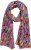 Ulla Popken Pepper Print Scarf Coral - Αξεσουάρ - 