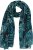 Ulla Popken Leaf Dot Scarf Navy - Αξεσουάρ - 