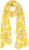 Ulla Popken Lemon Print Scarf Sun Yellow - Αξεσουάρ - 