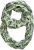Ulla Popken Leaf Print Infinity Scarf Pistachio - Αξεσουάρ - 