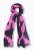 Ulla Popken Two Tone Fringed Hem Scarf Bold Pink - Αξεσουάρ - 