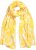 Ulla Popken Circle Print Scarf Yellow - Αξεσουάρ - 
