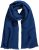 Ulla Popken Pleated Lightweight Scarf Dark Blue - Αξεσουάρ - 