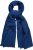 Ulla Popken Pleated Lightweight Scarf Dark Blue - Αξεσουάρ - 