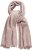Ulla Popken Fringed Hem Knit Scarf Mocha Brown - Αξεσουάρ - 