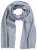 Ulla Popken Ribbed Knit Scarf Light Grey Melange - Αξεσουάρ - 