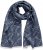 Ulla Popken Smyle Reversible Scarf Navy - Αξεσουάρ - 