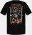 JP1880 KISS Retro Graphic Comfort Fit Band T-Shirt Black - Μακό μπλουζάκια - Aνδρικά μπλουζεσ μεγάλα μεγέθη