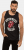 JP1880 Rolling Stones Graphic Band Tank Top Black - Μακό μπλουζάκια - Aνδρικά μπλουζεσ μεγάλα μεγέθη