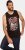 JP1880 AC/DC Graphic Band Tank Top Black - Μακό μπλουζάκια - Aνδρικά μπλουζεσ μεγάλα μεγέθη