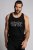 JP1880 AC/DC Graphic Comfort Fit Band Tank Top Black - Μακό μπλουζάκια - Aνδρικά μπλουζεσ μεγάλα μεγέθη