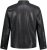 JP1880 Biker Style Leather Jacket Black - Μπουφάν - Aνδρικά μπουφαν μεγάλα μεγέθη