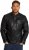 JP1880 Biker Style Leather Jacket Black - Μπουφάν - Aνδρικά μπουφαν μεγάλα μεγέθη