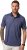 JP1880 Jay-Pi QuickDry Small Print Golf Polo Shirt Navy Blue - Πόλο μπλουζάκια - Aνδρικά μπλουζακια πολο μεγάλα μεγέθη