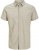 Jack & Jones Breeze Linen Blend Short Sleeve Shirt Beige - Πουκάμισα - Aνδρικά πουκαμισα μεγαλα μεγάλα μεγέθη