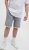 Jack & Jones Rick Icon I.K. GE 063 Shorts Grey Denim - Σορτς - Aνδρικεσ βερμουδεσ μεγαλα μεγάλα μεγέθη