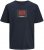Jack & Jones Hudson Crew Neck T-Shirt Navy - Μακό μπλουζάκια - Aνδρικά μπλουζεσ μεγάλα μεγέθη