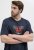 Jack & Jones Hudson Crew Neck T-Shirt Navy - Μακό μπλουζάκια - Aνδρικά μπλουζεσ μεγάλα μεγέθη