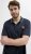Jack & Jones Hudson Short Sleeve Polo Dark Navy - Πόλο μπλουζάκια - Aνδρικά μπλουζακια πολο μεγάλα μεγέθη