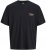 Jack & Jones Botaniq Crew Neck T-Shirt Black - Μακό μπλουζάκια - Aνδρικά μπλουζεσ μεγάλα μεγέθη