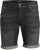 Jack & Jones RICK FOX SHORTS GE 245 Shorts Black Denim - Σορτς - Aνδρικεσ βερμουδεσ μεγαλα μεγάλα μεγέθη