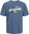 Jack & Jones Hawaii Shape Crew Neck T-Shirt Blue - Μακό μπλουζάκια - Aνδρικά μπλουζεσ μεγάλα μεγέθη