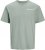 Jack & Jones Hawaii Crew Neck T-Shirt Iceberg Green - Μακό μπλουζάκια - Aνδρικά μπλουζεσ μεγάλα μεγέθη