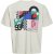 Jack & Jones Fold Crew Neck T-Shirt Antique White - Μακό μπλουζάκια - Aνδρικά μπλουζεσ μεγάλα μεγέθη
