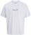 Jack & Jones Marina Crew Neck T-Shirt Bright White/Premium Frost - Μακό μπλουζάκια - Aνδρικά μπλουζεσ μεγάλα μεγέθη