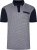 Kam Jeans 5518 Smart Mini Geo-Print Polo Navy - Πόλο μπλουζάκια - Aνδρικά μπλουζακια πολο μεγάλα μεγέθη